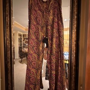 FIGUE Wide-leg part pants - paisley